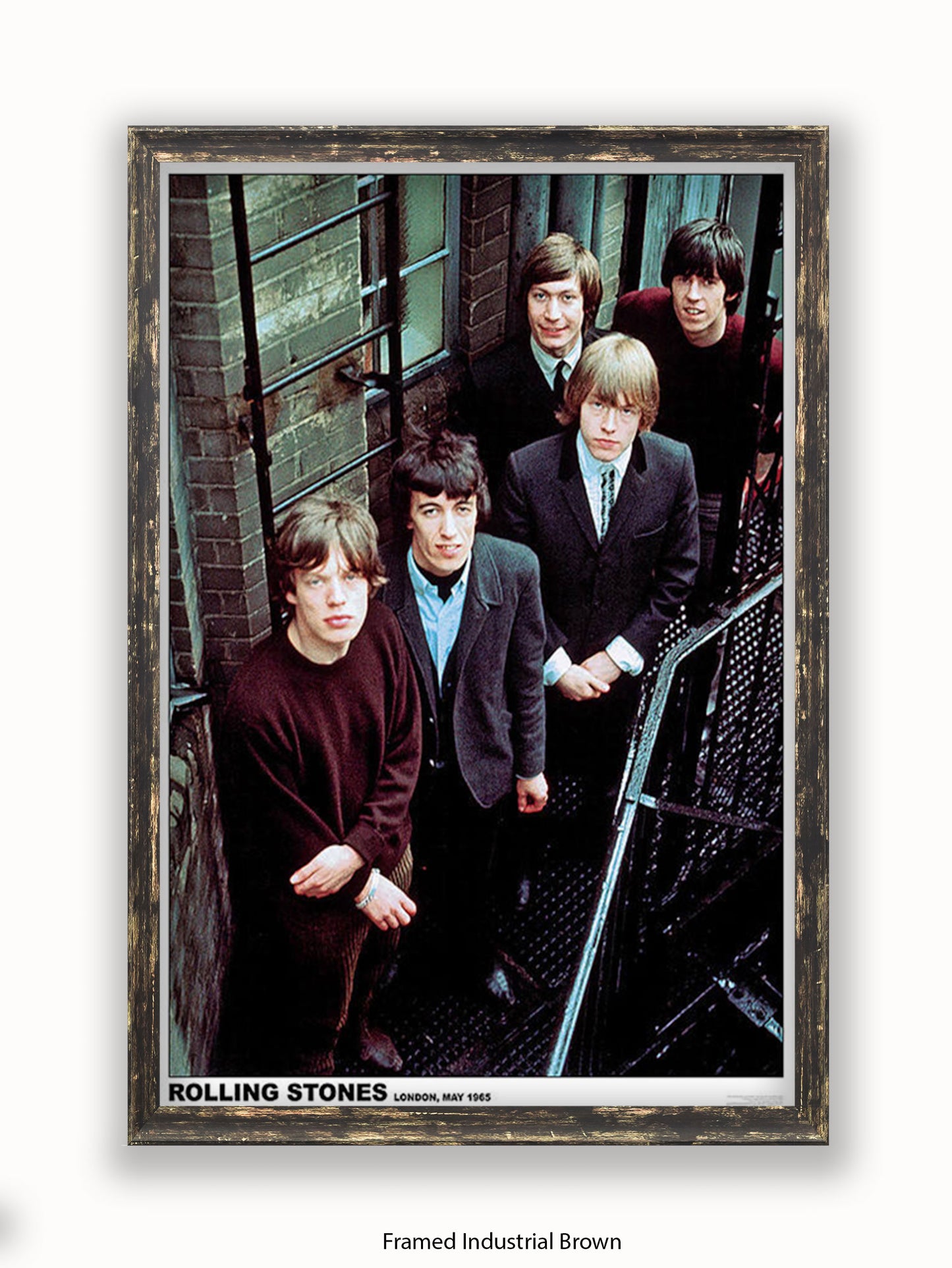 Rolling Stones - Colour - London 1965 - Poster