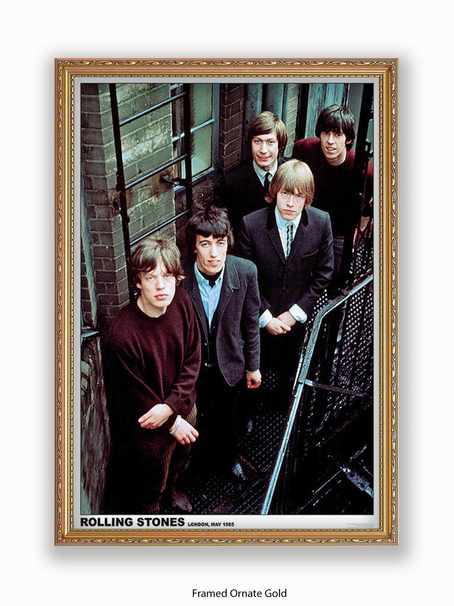 Rolling Stones - Colour - London 1965 - Poster