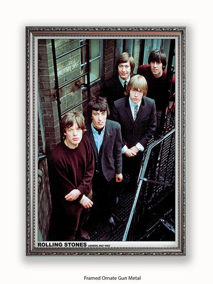 Rolling Stones - Colour - London 1965 - Poster