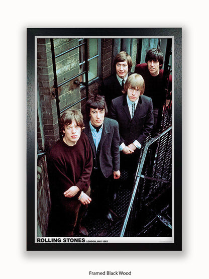 Rolling Stones - Colour - London 1965 - Poster