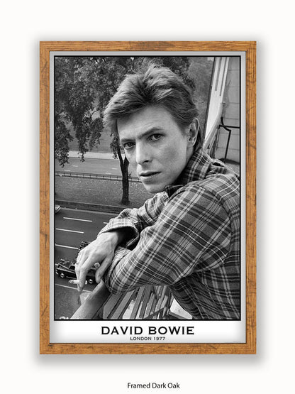 David Bowie - London 1977 - Poster