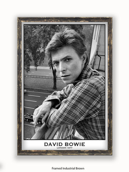 David Bowie - London 1977 - Poster