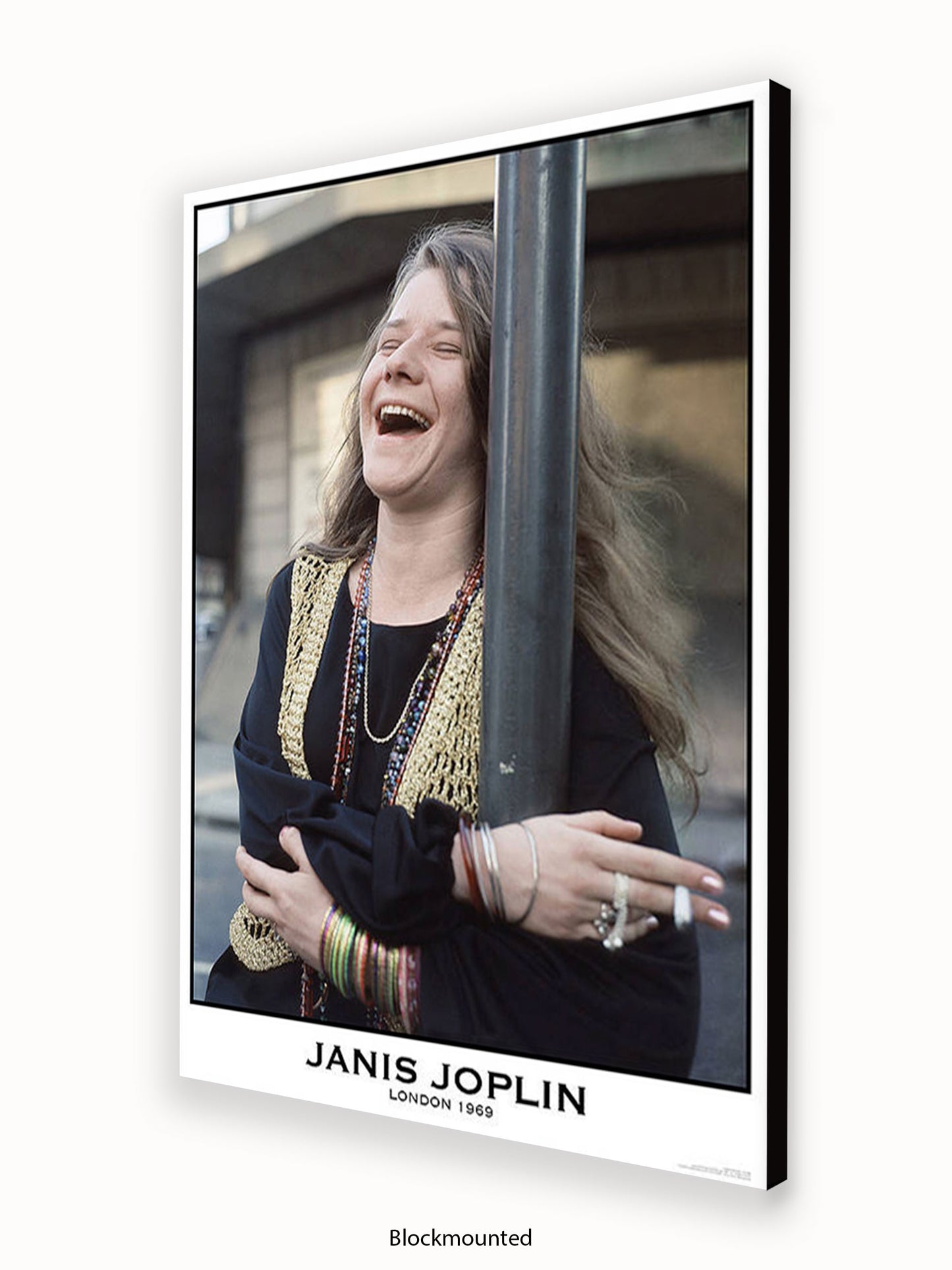 Janis Joplin - Colour - London 1969 - Poster