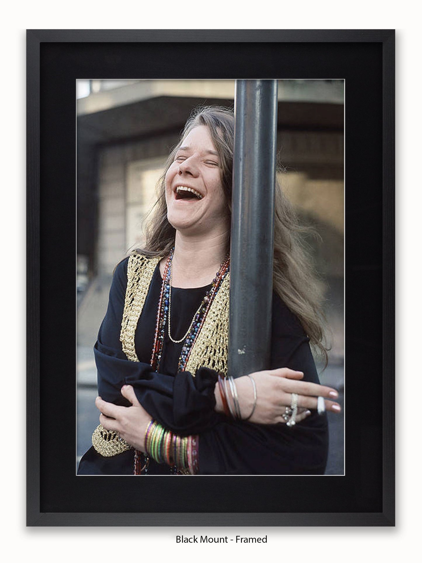 Janis Joplin - Colour - London 1969 - Poster