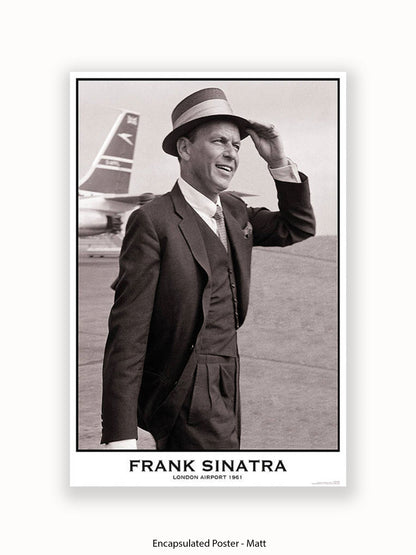 Frank Sinatra - London  Airport 1961 Poster