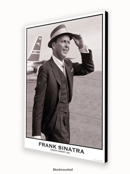 Frank Sinatra - London  Airport 1961 Poster