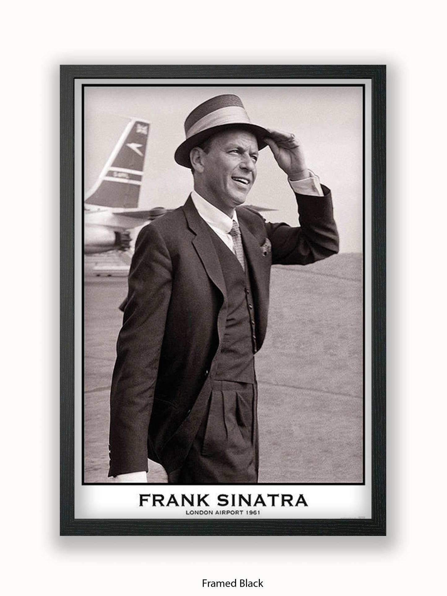 Frank Sinatra - London  Airport 1961 Poster