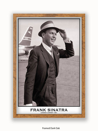 Frank Sinatra - London  Airport 1961 Poster