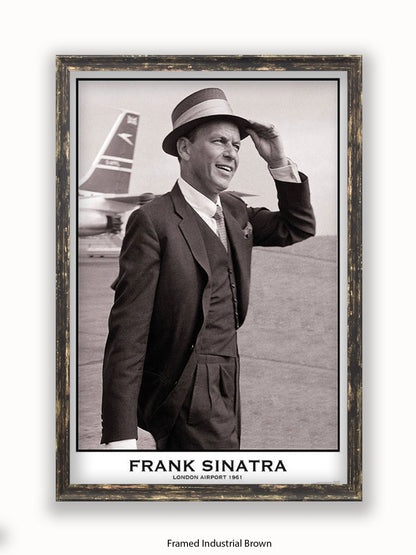 Frank Sinatra - London  Airport 1961 Poster