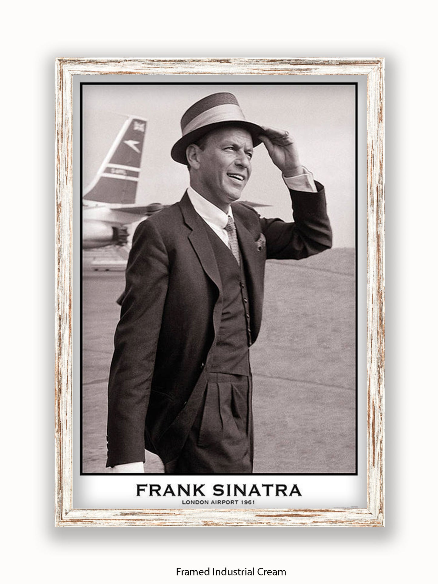 Frank Sinatra - London  Airport 1961 Poster