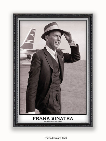 Frank Sinatra - London  Airport 1961 Poster