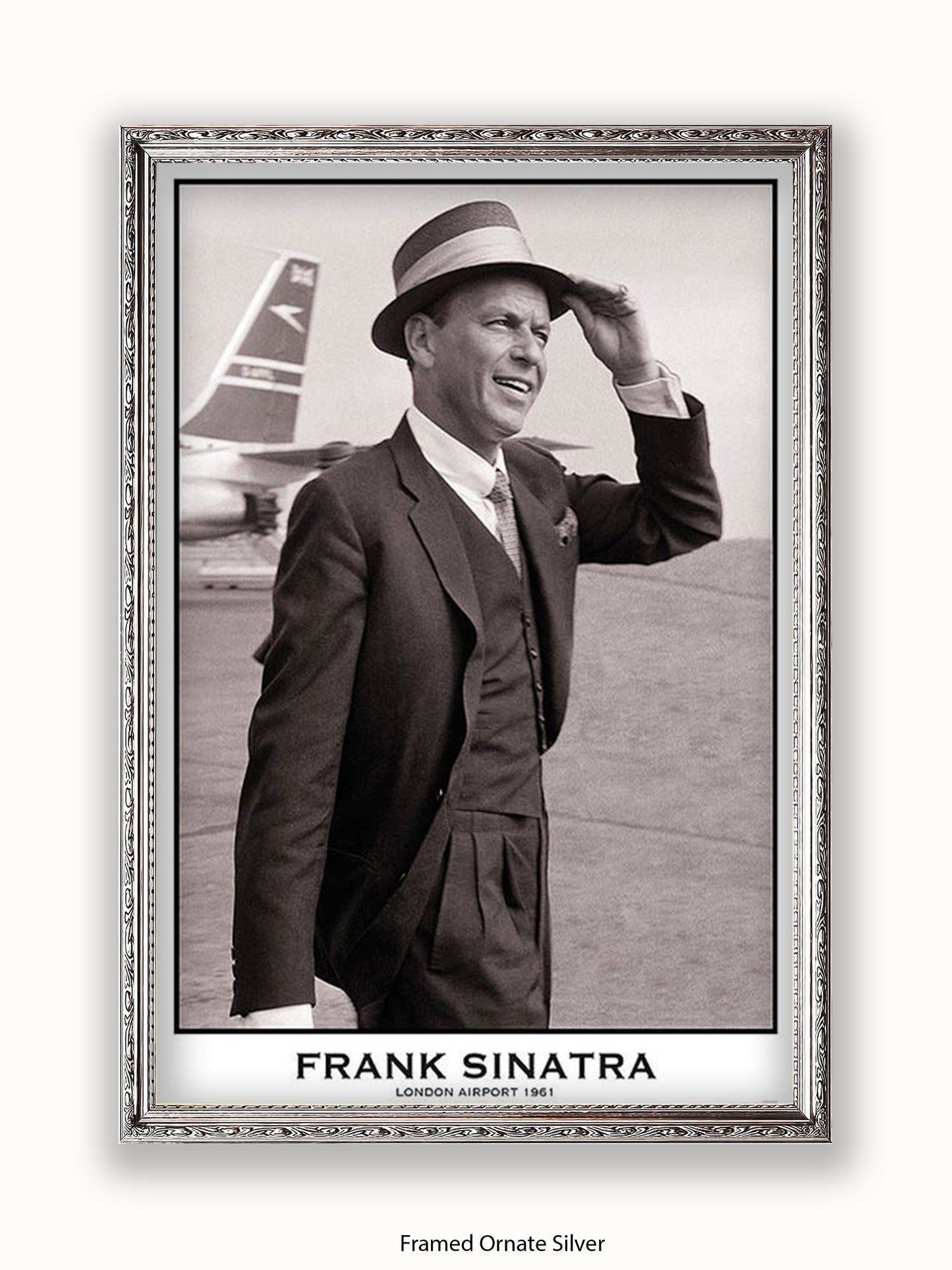 Frank Sinatra - London  Airport 1961 Poster