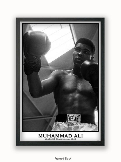 Muhammad Ali - White City - London 1966 Poster