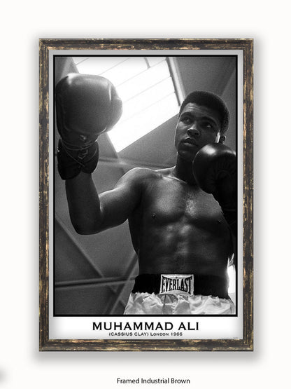 Muhammad Ali - White City - London 1966 Poster