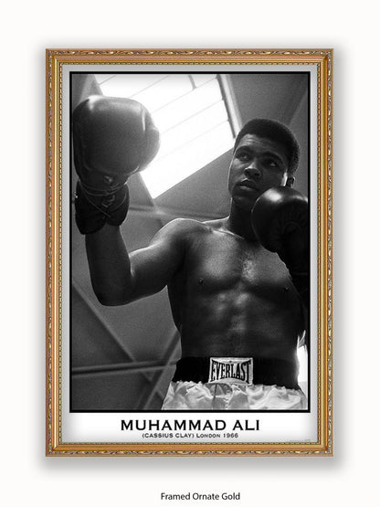 Muhammad Ali - White City - London 1966 Poster