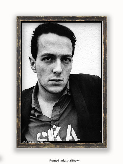 Clash - Joe Strummer - Close Up - June 1977 - Poster