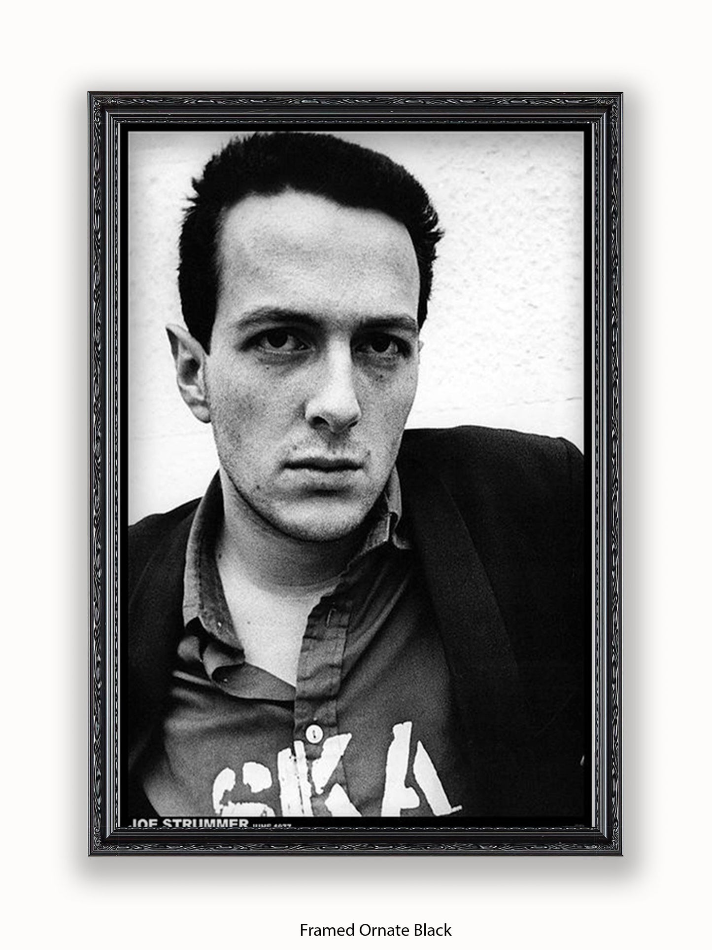 Clash - Joe Strummer - Close Up - June 1977 - Poster