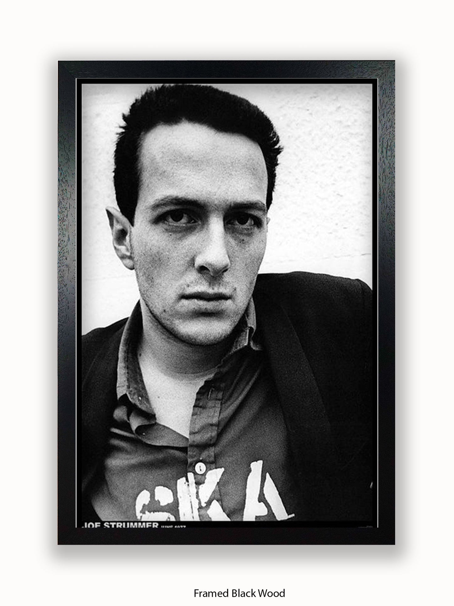 Clash - Joe Strummer - Close Up - June 1977 - Poster