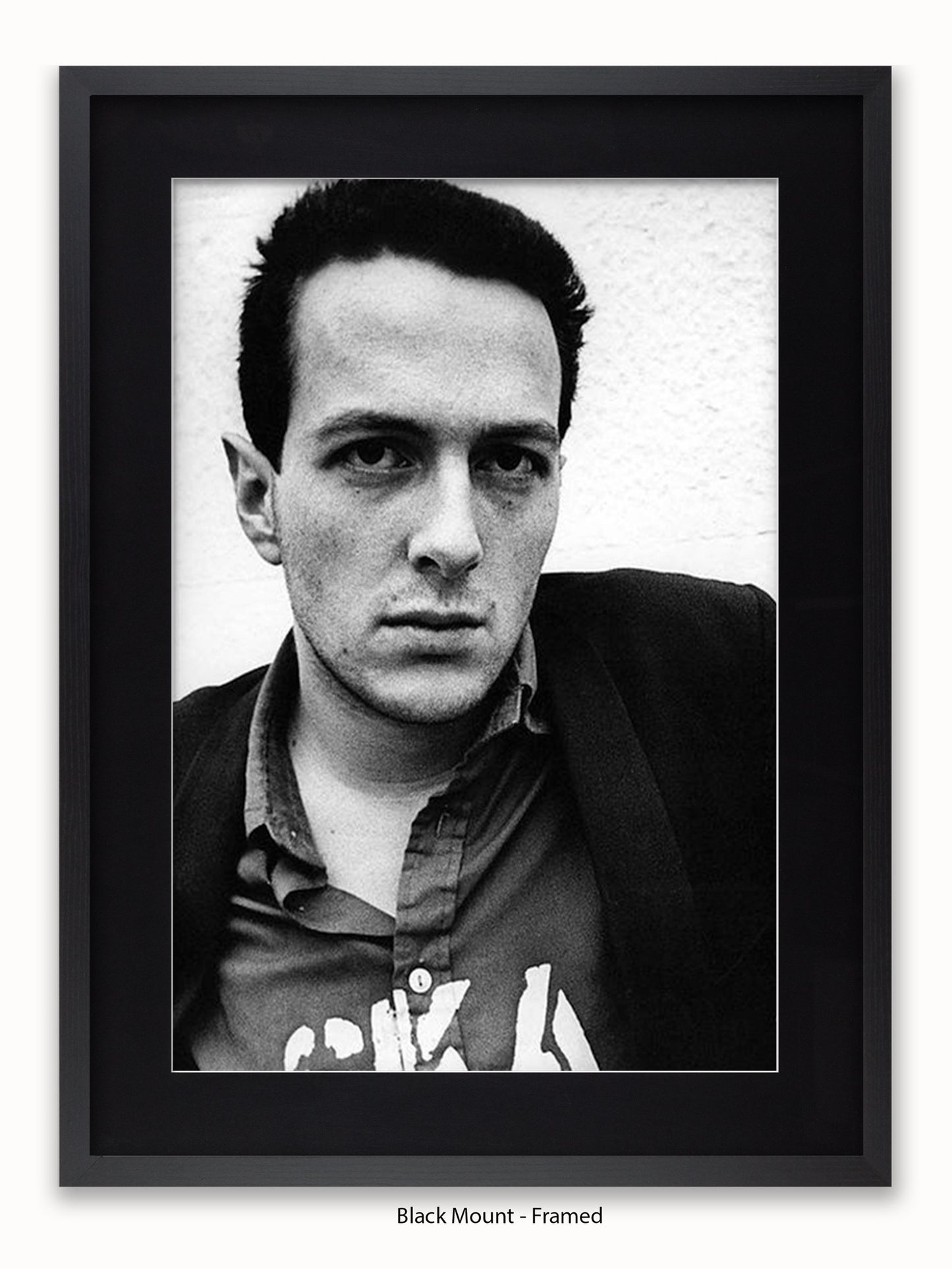 Clash - Joe Strummer - Close Up - June 1977 - Poster