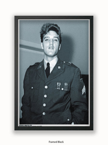 Elvis Presely - Army 1960 - Poster