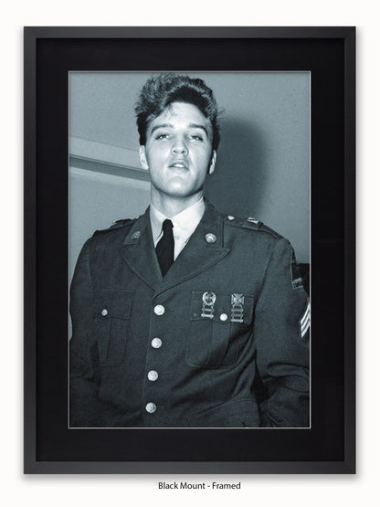 Elvis Presely - Army 1960 - Poster