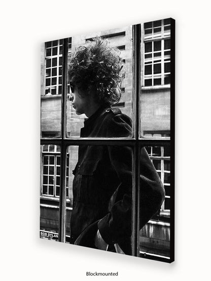 Bob Dylan - Window - London 1966 - Poster