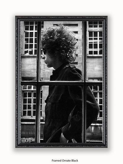 Bob Dylan - Window - London 1966 - Poster