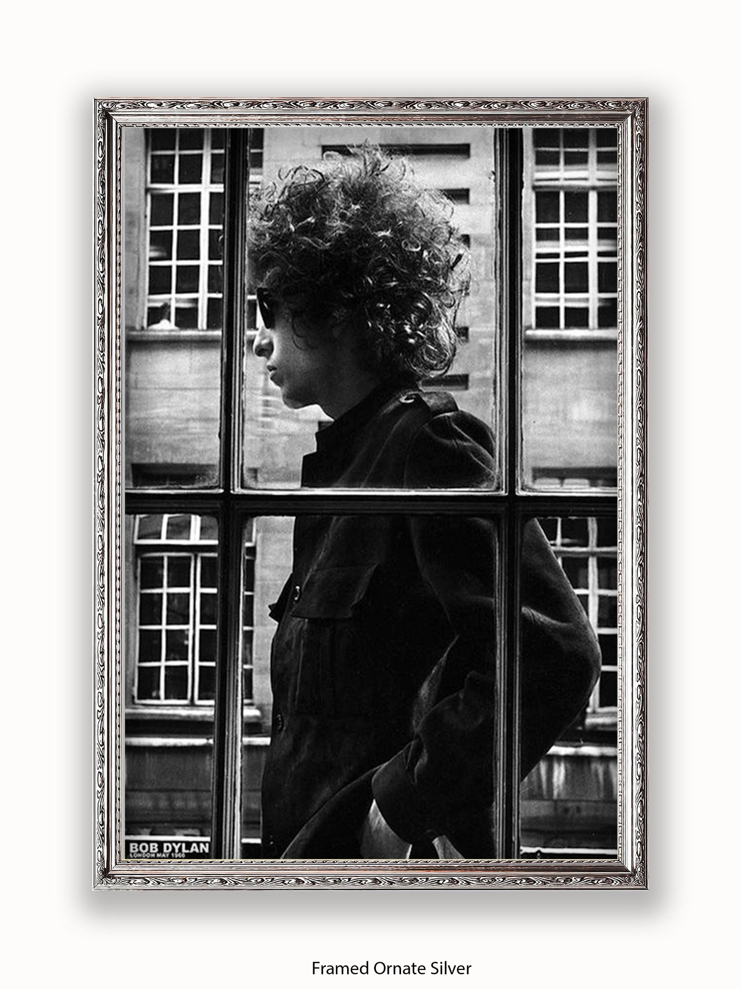 Bob Dylan - Window - London 1966 - Poster