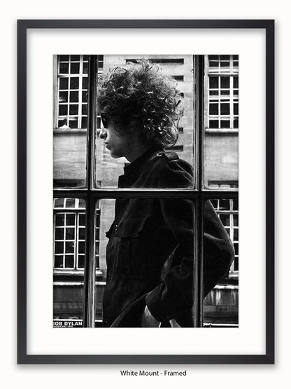 Bob Dylan - Window - London 1966 - Poster