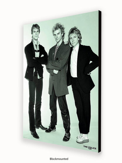 Police - Sting , Andy Summers & Stewart Copeland - Poster