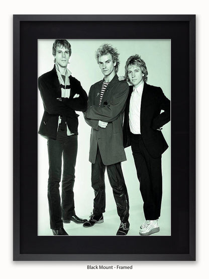 Police - Sting , Andy Summers & Stewart Copeland - Poster