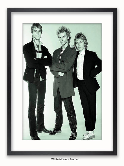 Police - Sting , Andy Summers & Stewart Copeland - Poster