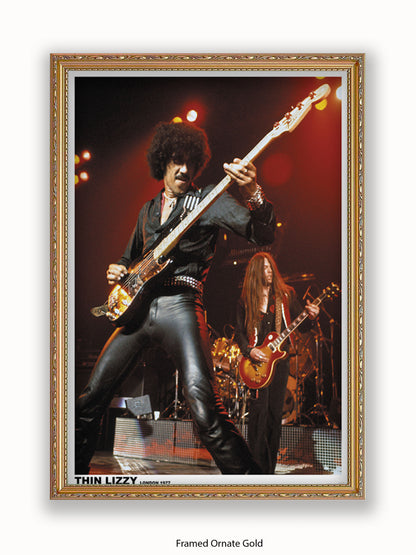 Phil Lynott - Thin Lizzy - Poster