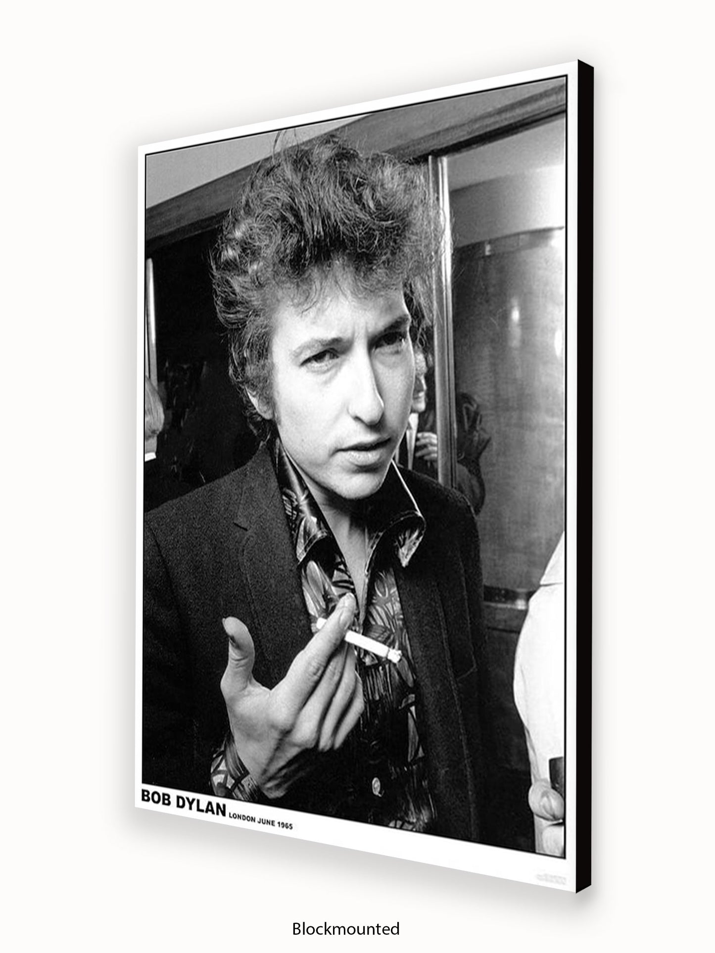 Bob Dylan - London - 1965 - Close up- Cigarette - Poster