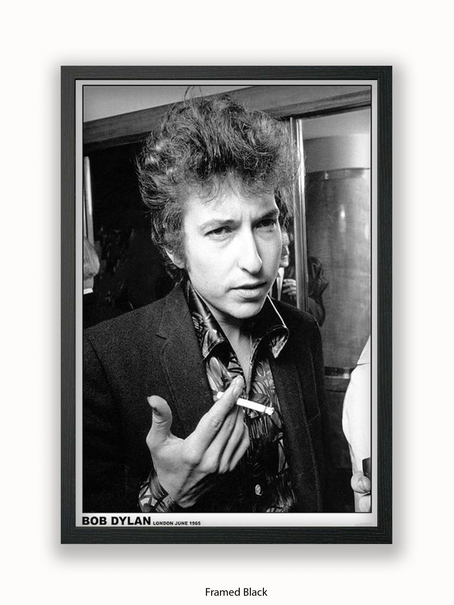 Bob Dylan - London - 1965 - Close up- Cigarette - Poster