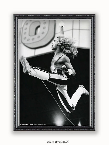 Van Halen - David Lee Roth 1980 - Poster