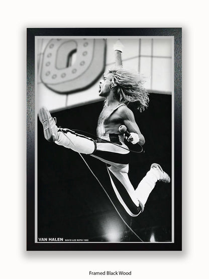 Van Halen - David Lee Roth 1980 - Poster