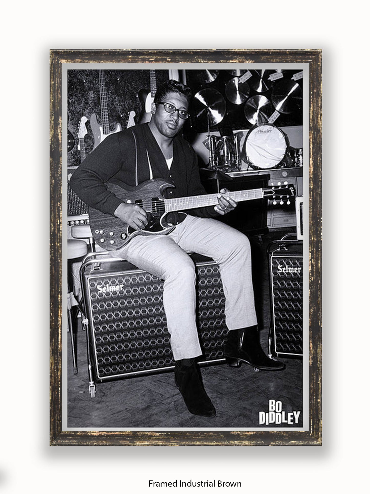 Bo Diddley - London Music Store - 1967 - Poster