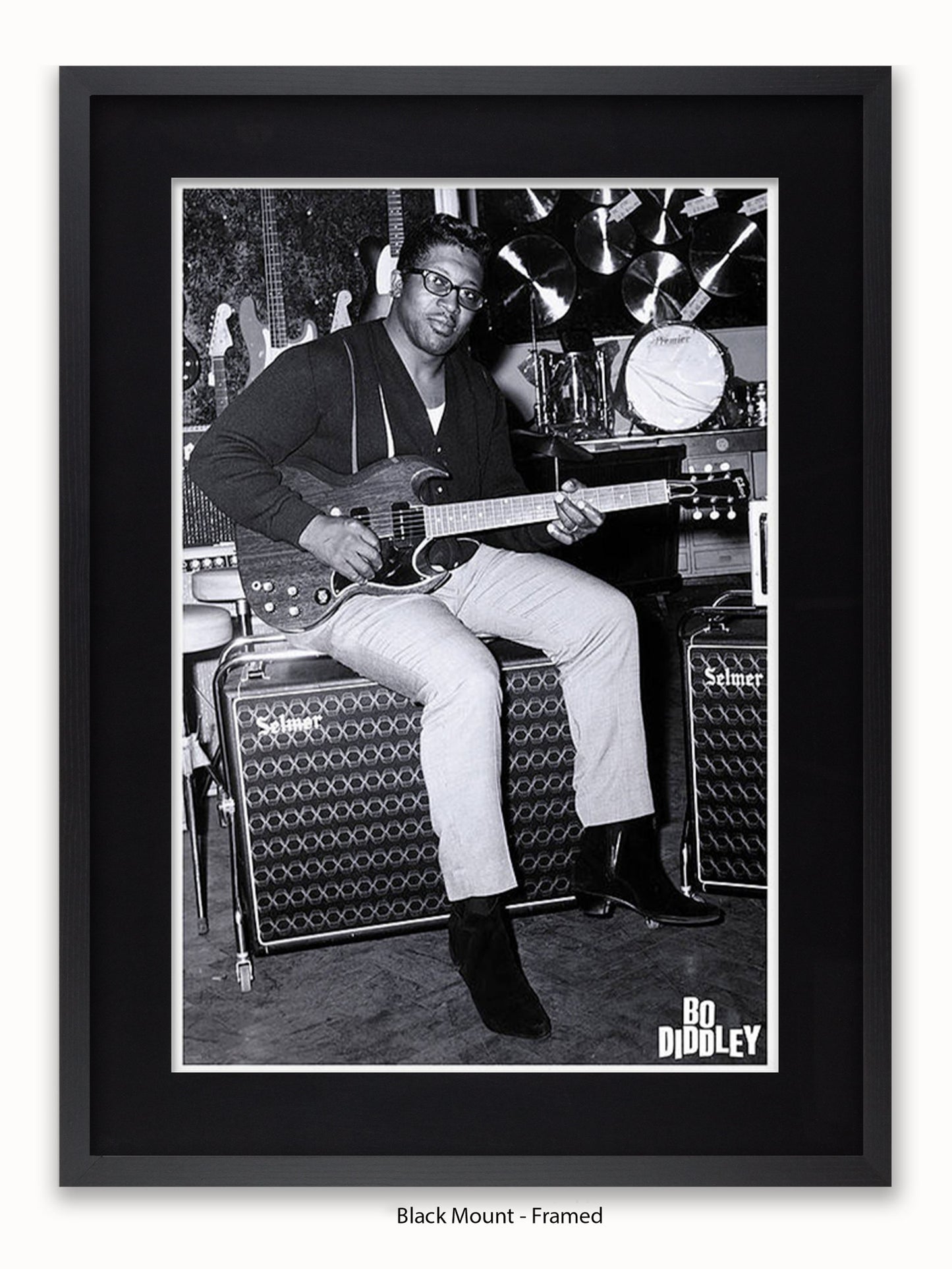 Bo Diddley - London Music Store - 1967 - Poster