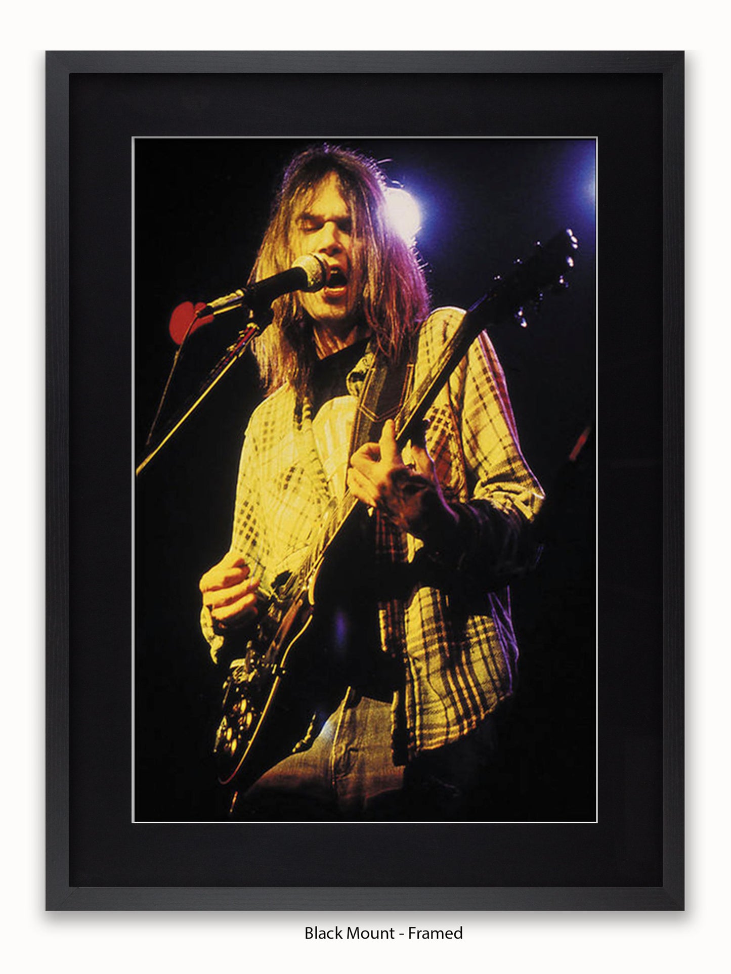 Neil Young  Colour - Hammersmith Odeon - London - 1976 - Poster