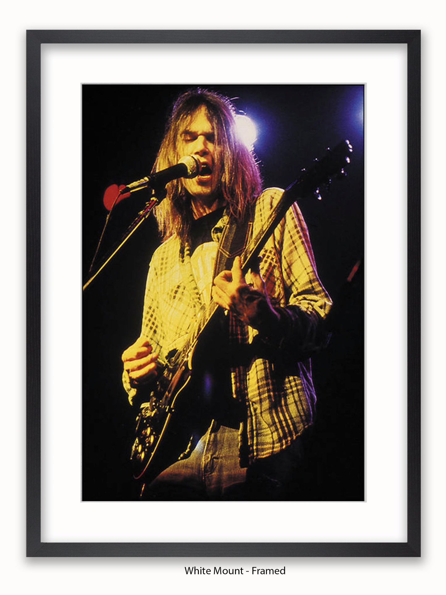 Neil Young  Colour - Hammersmith Odeon - London - 1976 - Poster