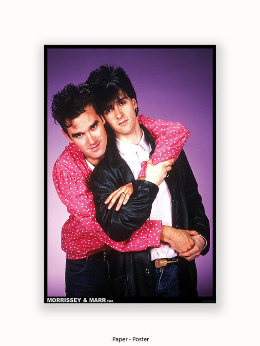 Smiths - Morrisey & Marr 1984 - Colour Poster