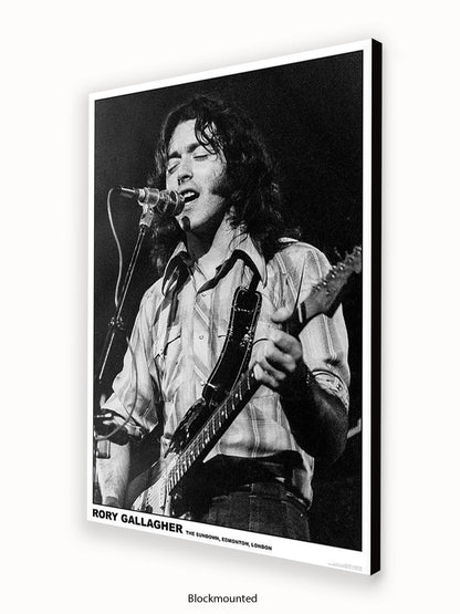 Rory Gallagher - The Sundown - Edmonton Poster