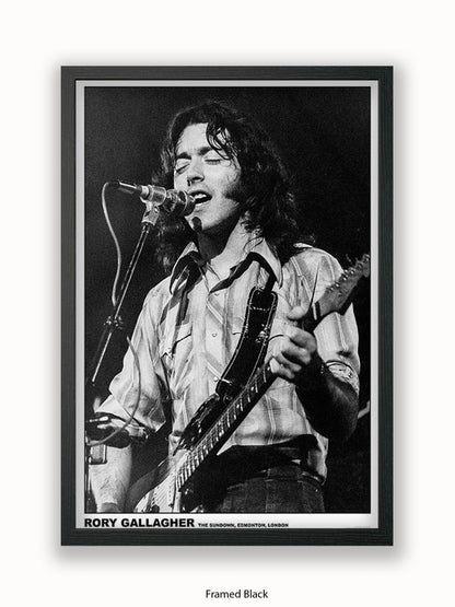 Rory Gallagher - The Sundown - Edmonton Poster