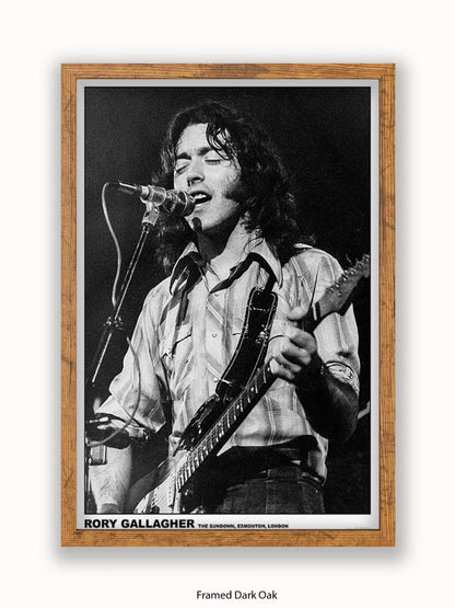 Rory Gallagher - The Sundown - Edmonton Poster