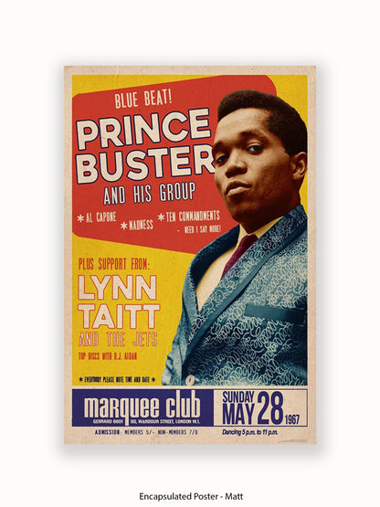 Prince Buster - Marquee Club - London 1967 Poster