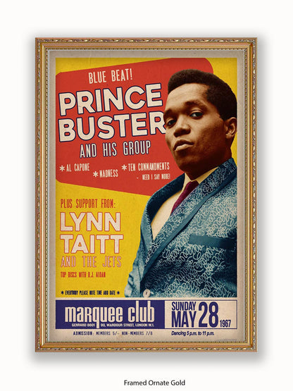 Prince Buster - Marquee Club - London 1967 Poster