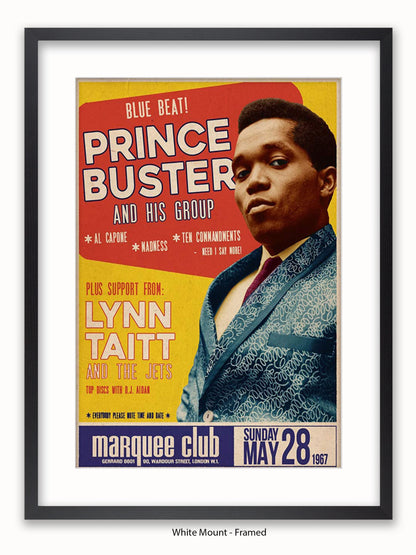 Prince Buster - Marquee Club - London 1967 Poster