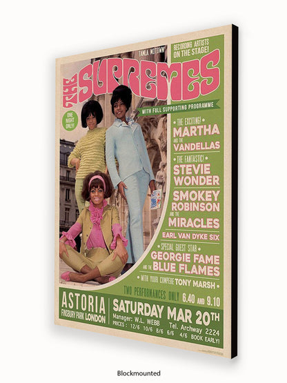 Supremes - Finsbury Park - London - Poster