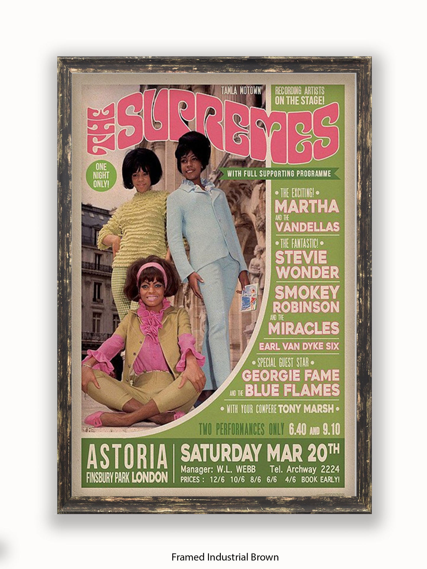 Supremes - Finsbury Park - London - Poster